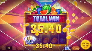 Tampilan visual slot Diamond Blitz 3 dengan simbol klasik dan latar belakang mewah